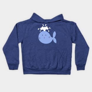 Little Blue Whale Kids Hoodie